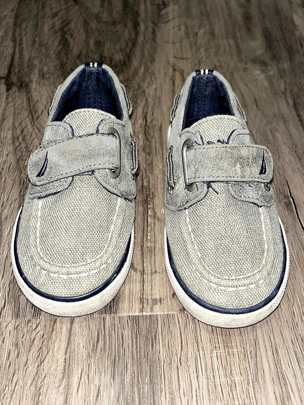 Nautica Little River 2 Boat Shoe US 7 Gray & Blue Sneakers